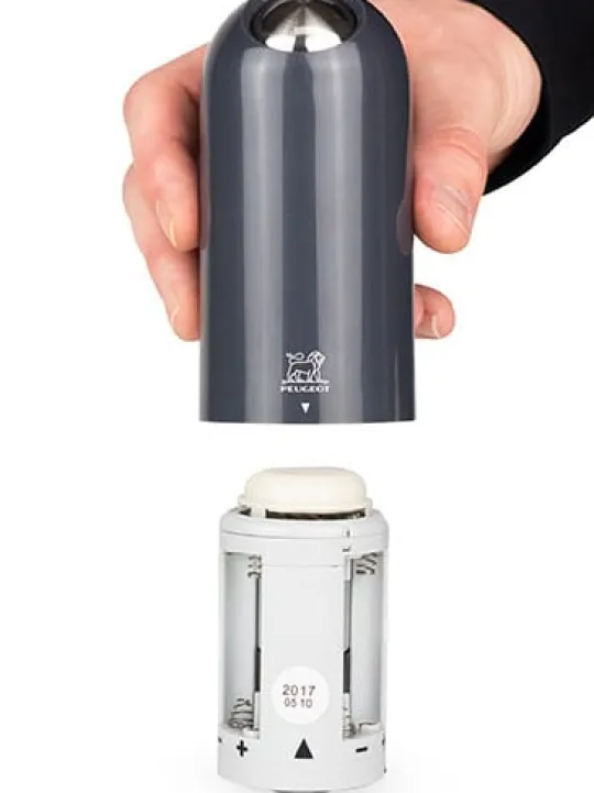 Best Alaska Electric pepper mill in quartz grey, 17cm Pepper|Pepper Mills