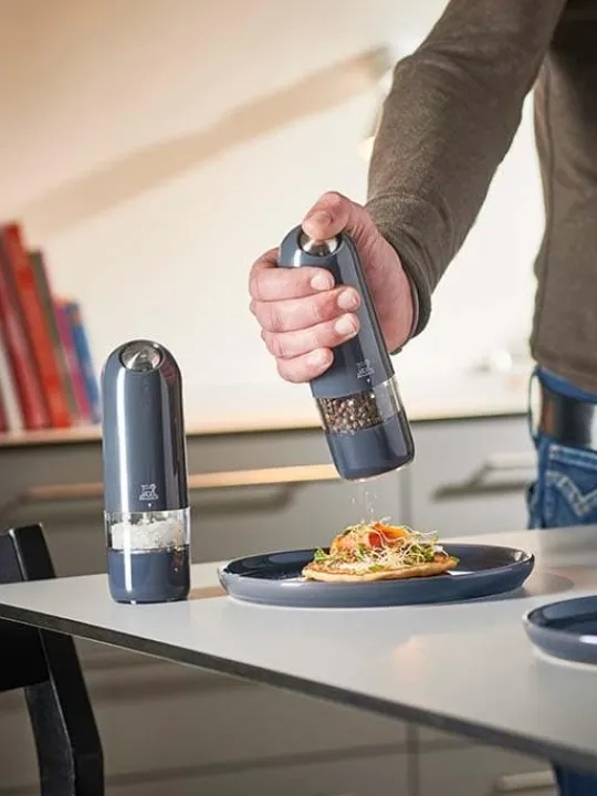 Best Alaska Electric pepper mill in quartz grey, 17cm Pepper|Pepper Mills