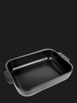 Sale Appolia Ceramic rectangular baking dish in satin black, 36cm For The Dessert Maker|For The Foodie