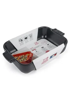 Best Sale Appolia Individual rectangular ceramic oven dish in grey, 22cm Speciality Bakeware|Individual Dishes