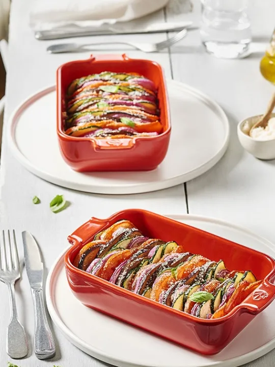 Best Sale Appolia Individual rectangular ceramic oven dish in grey, 22cm Speciality Bakeware|Individual Dishes