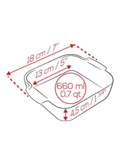 Cheap Appolia Individual square ceramic oven dish in , 18cm Speciality Bakeware|Individual Dishes