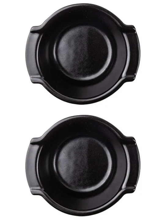 Clearance Appolia Set of ceramic ramekins, satin black, 20 cl For Under £50|For The Dessert Maker
