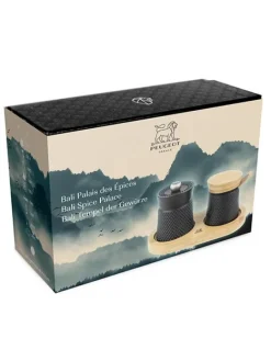 Sale Bali spice palace Bali cast-iron pepper mill and its salt cellar as a gift box For The Foodie|Salt
