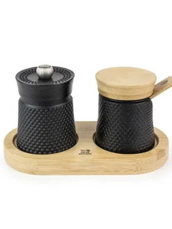 Sale Bali spice palace Bali cast-iron pepper mill and its salt cellar as a gift box For The Foodie|Salt