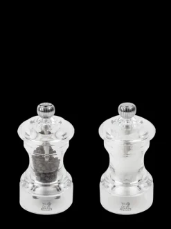 Flash Sale Bistro Manual acrylic salt and pepper mills, 10cm Salt|Salt & Pepper Mill Sets