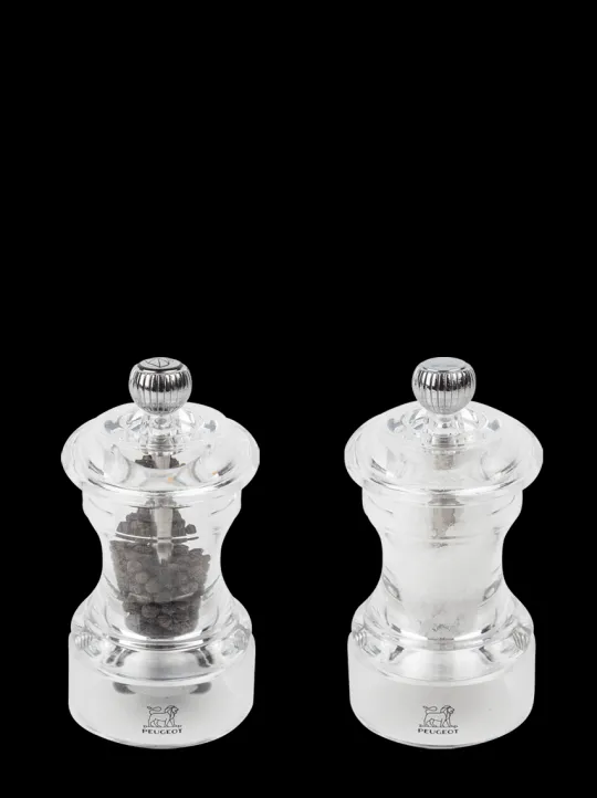 Flash Sale Bistro Manual acrylic salt and pepper mills, 10cm Salt|Salt & Pepper Mill Sets