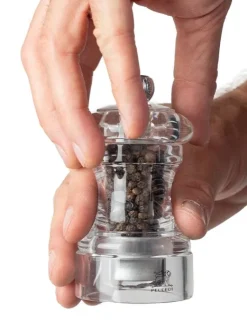 Flash Sale Bistro Manual acrylic salt and pepper mills, 10cm Salt|Salt & Pepper Mill Sets