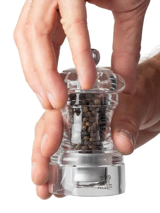 Flash Sale Bistro Manual acrylic salt and pepper mills, 10cm Salt|Salt & Pepper Mill Sets