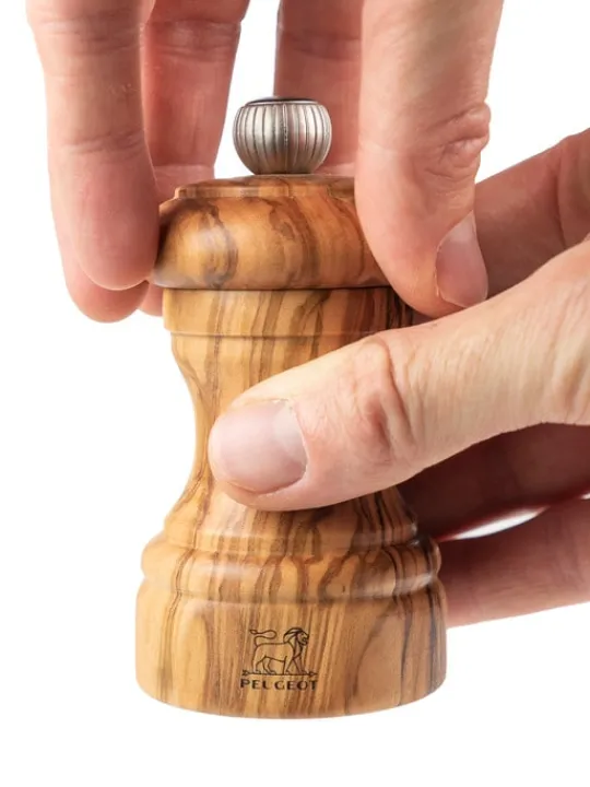 Clearance Bistro Manual pepper mill in olive wood, 10cm Pepper|Pepper Mills