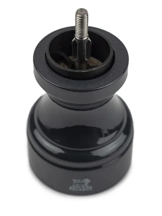 Best Sale Bistro Manual wooden pepper mill in grey gloss, 10cm For Under £50|Pepper