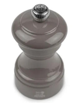 Store Bistro Manual wooden pepper mill in taupe grey gloss, 10cm For Under £50|Pepper