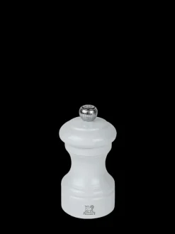 Cheap Bistro Manual wooden pepper mill in pearl grey gloss, 10cm For Under £50|Pepper