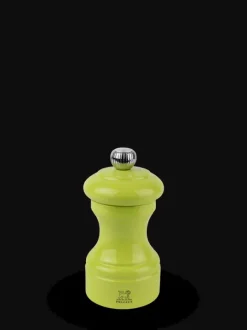 Best Bistro Manual wooden salt mill in pistachio gloss, 10cm Salt|Salt Mills