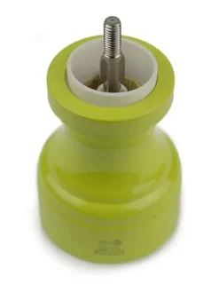 Best Bistro Manual wooden salt mill in pistachio gloss, 10cm Salt|Salt Mills