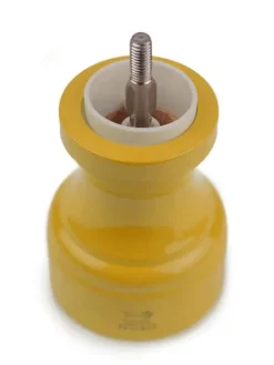 Outlet Bistro Manual wooden salt mill in saffron gloss, 10cm Salt|Salt Mills