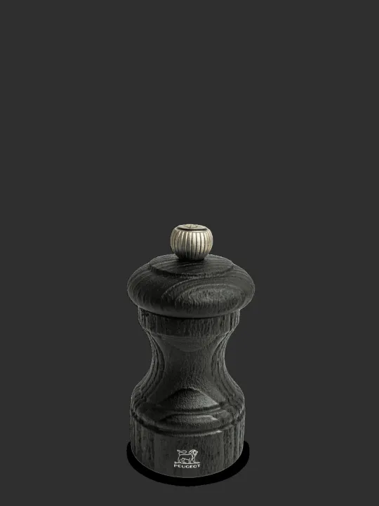 Cheap Bistro nature black Manual upcycled wooden pepper mill in black, 10cm Pepper|Pepper Mills