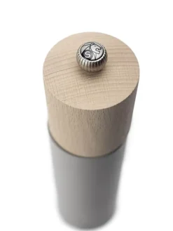 Shop Boreal Manual beech wood salt mill in pebble grey, 21cm Salt|Salt Mills