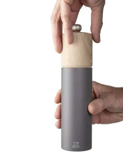 Best Sale Boreal Manual beech wood pepper mill in rock grey, 21cm Pepper|Pepper Mills