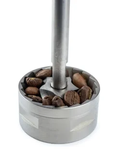 New Brésil Manual coffee mill in walnut-stained beechwood, 21cm Manual Coffee Mills