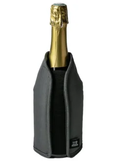Cheap Bubbles Gift box – frizz cooling sleeve grey finish and line carbon champagne stopper For The Bar Tender|Wine And Champagne Accessories