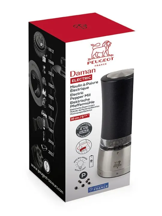 Discount Daman electric U’select electric pepper mill, iridescent black, 16cm For The Host With The Most|For The Foodie