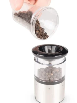 Cheap Elis sense U'select electric stainless steel pepper mill, 20cm Pepper|Pepper Mills