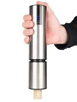 Online Elis touch rechargeable electric corkscrew in stainless steel with battery 27 cm Corkscrews