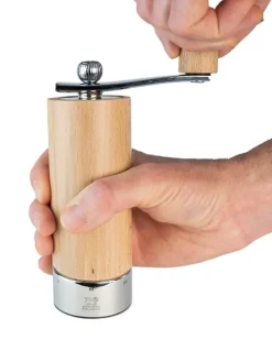 Store Isen U'select wooden pepper mill with crank handle, 18cm For The Host With The Most|Pepper