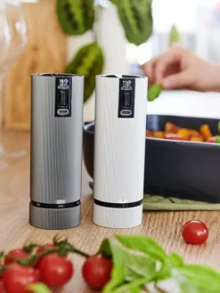 Store Line electric Moulin à sel électrique rechargeable u'select, batterie lithium-ion, , 15 cm - 6in. For The Host With The Most|Salt