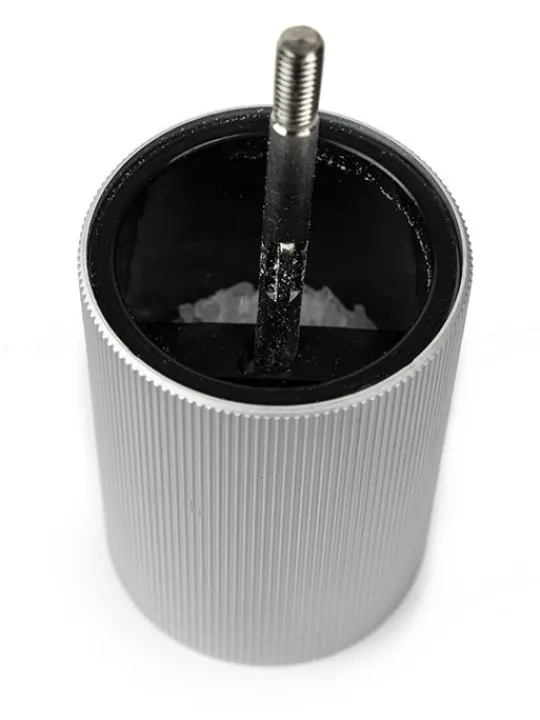 Fashion Line Manual aluminium and wooden salt mill, graphite, 18 cm Salt|Salt Mills