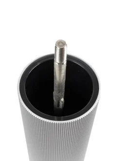 Flash Sale Line Manual salt mill in aluminium and wood, natural, 8,66in Salt|Salt Mills