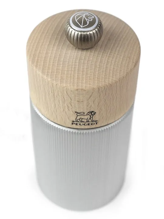 Discount Line Manual salt mill with an aluminium finish, 18cm Salt|Salt Mills