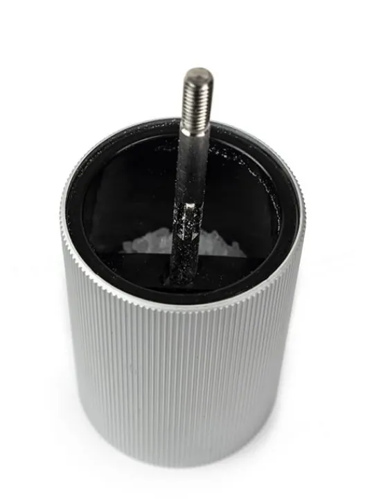 Discount Line Manual salt mill with an aluminium finish, 18cm Salt|Salt Mills