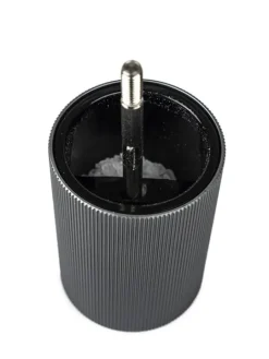 New Line Manual salt mill with a carbon finish, 18cm Salt|Salt Mills