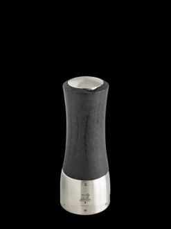 Hot Madras u'select manual wooden and stainless steel salt mill, 16cm Salt|Salt Mills
