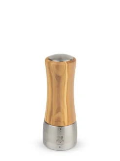 Sale Madras u'select olive wood 16cm bundle Set of 16cm salt and pepper mills with spices Salt|Salt & Pepper Mill Sets