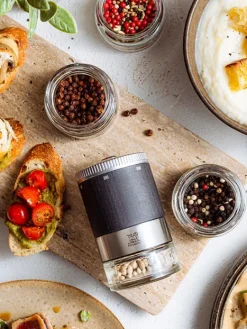 Fashion Maestro linea pack Maestro rock gray pepper bar box and linéa tray Pepper|Pepper Mills