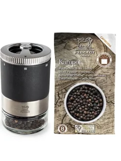 Store Maestro Manual wooden u'select pepper mill with interchangeable glass jar, 11cm - 4in Pepper|Pepper Mills
