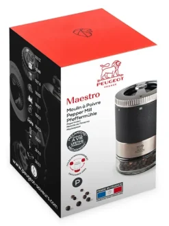 Store Maestro Manual wooden u'select pepper mill with interchangeable glass jar, 11cm - 4in Pepper|Pepper Mills
