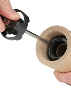 Best Naka wooden flaxseed mill, 11cm Speciality Spice Mills