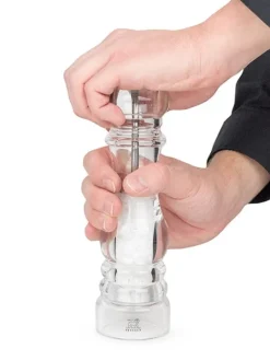 New Nancy Manual acrylic salt mill, 22cm Salt|Salt Mills