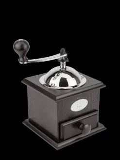 Flash Sale Nostalgie Manual coffee mill in walnut-stained beechwood, 21cm Manual Coffee Mills