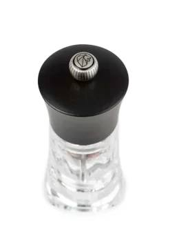 Clearance Oléron Manual chilli grinder in beech wood and acrylic, 14cm Speciality Spice Mills