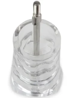 Cheap Oléron Manual salt mill in wood and acrylic, 14 cm - 5,5in. Salt|Salt Mills