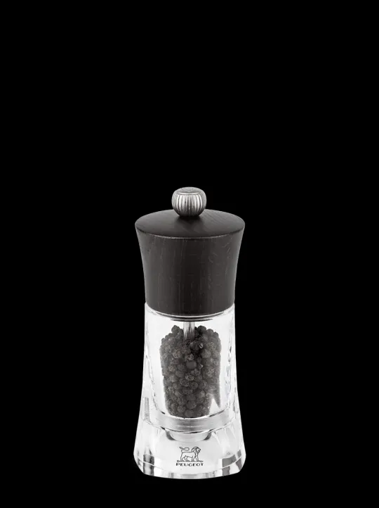Clearance Oléron Manual wooden & acrylic pepper mill in , 14cm Pepper|Pepper Mills