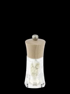 Best Sale Oléron Manual wooden & acrylic wet salt mill, 14cm Speciality Spice Mills|Salt