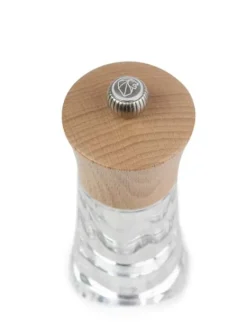 Discount Oléron Manual wooden and acrylic salt mill, 14cm Salt|Salt Mills