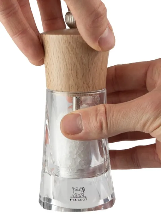 Discount Oléron Manual wooden and acrylic salt mill, 14cm Salt|Salt Mills