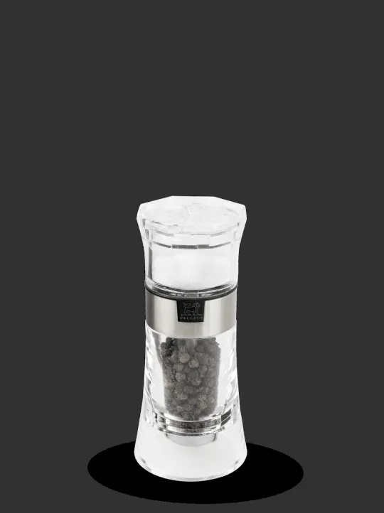 Shop Oslo Manual combi salt shaker and pepper mill in acrylic 13 cm - 5in. Salt|Salt & Pepper Mill Sets